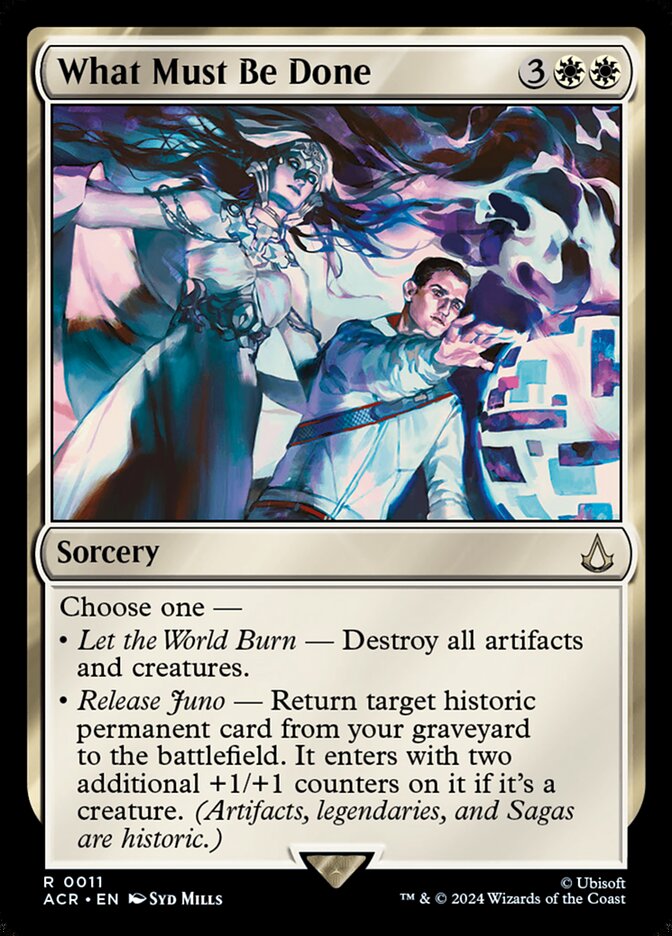What Must Be Done 11/110 (Universes Beyond: Assassin's Creed)  - Foil