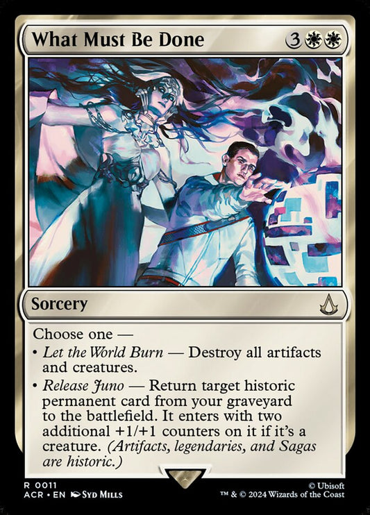 What Must Be Done 11/110 (Universes Beyond: Assassin's Creed)  - Foil