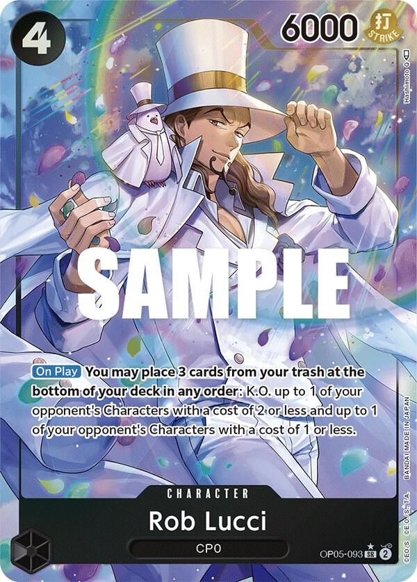 Rob Lucci OP05-093 (Awakening of the New Era)  - Alternate Art Foil