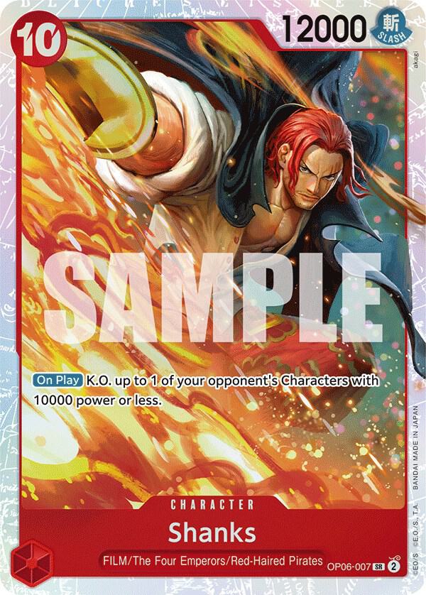 Shanks OP06-007 (Wings of the Captain)  - Foil