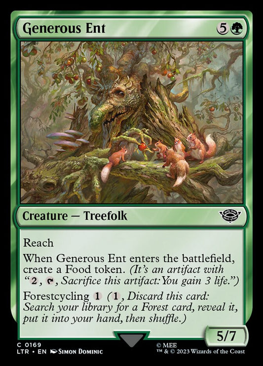Generous Ent 169 (Universes Beyond: The Lord of the Rings: Tales of Middle-earth) 