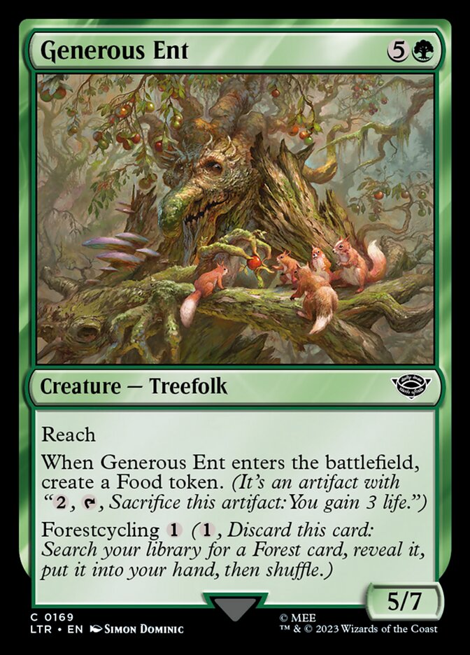 Generous Ent 169 (Universes Beyond: The Lord of the Rings: Tales of Middle-earth) 