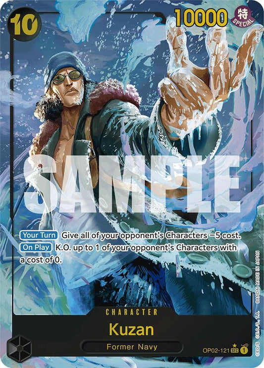 Kuzan OP02-121 (Premium Booster -The Best-)  - Alternate Art Foil