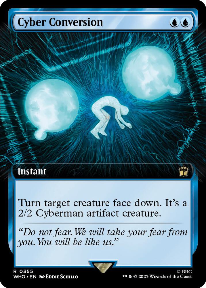 Cyber Conversion 355/331 (Universes Beyond: Doctor Who)  - Extended Art Foil