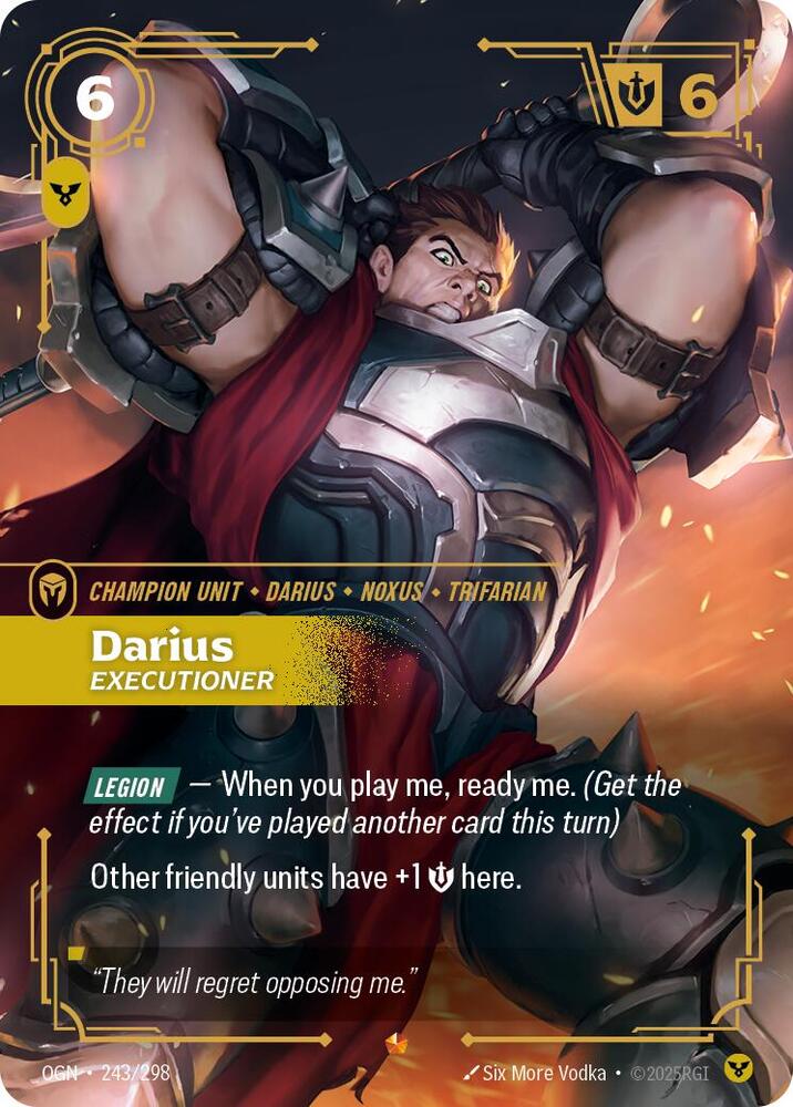 Darius - Executioner 243/298 (Origins)  - Foil