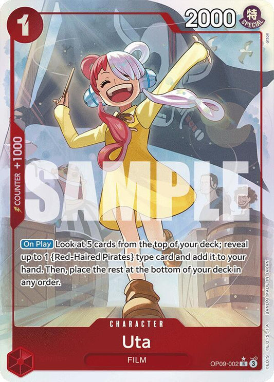 Uta OP09-002 (Emperors in the New World)  - Alternate Art Foil