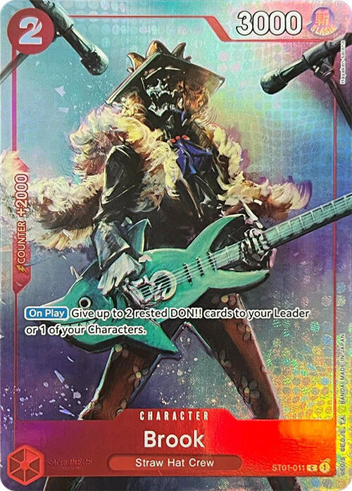 Brook (PCC Fest 23-24) ST01-011 (One Piece Promotion Cards)  - Full Art Foil