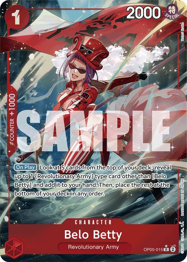 Belo Betty OP05-015 (Premium Booster -The Best-)  - Full Art Foil