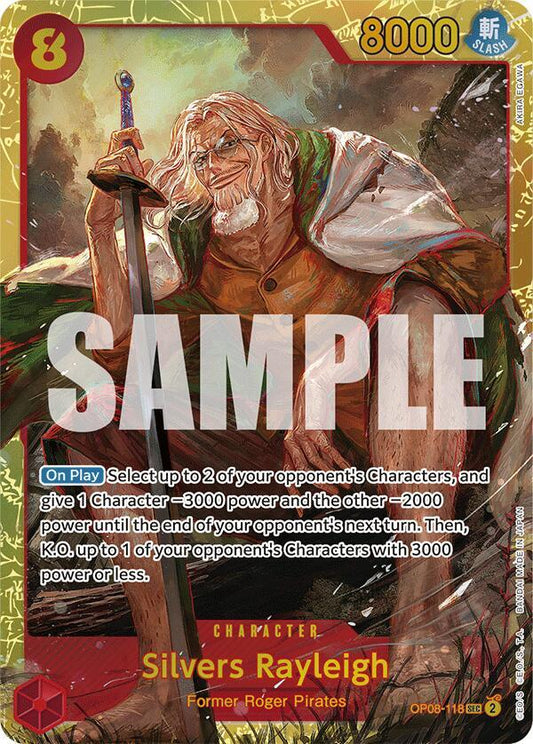 Silvers Rayleigh OP08-118 (Two Legends)  - Foil