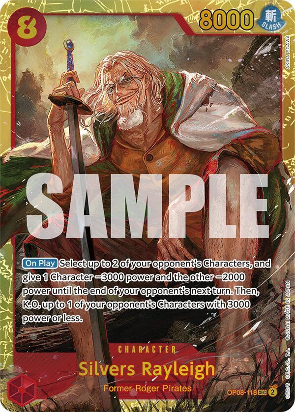 Silvers Rayleigh OP08-118 (Two Legends)  - Foil