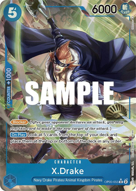 X.Drake OP05-055 (Awakening of the New Era)  - Alternate Art Foil