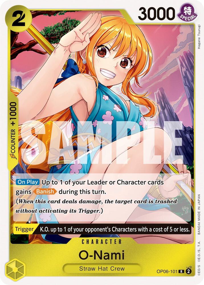 O-Nami OP06-101 (Wings of the Captain)  - Foil
