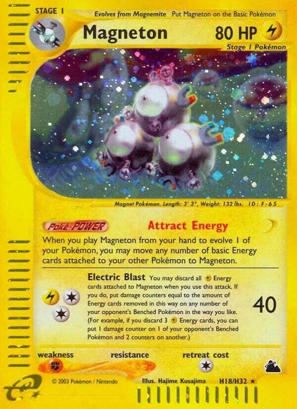 Magneton  H18/H32 (Skyridge)  - Holofoil