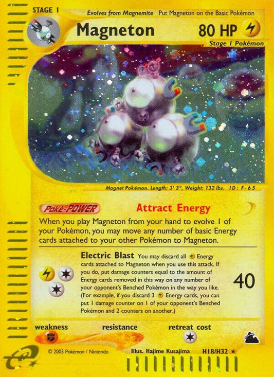 Magneton  H18/H32 (Skyridge)  - Holofoil