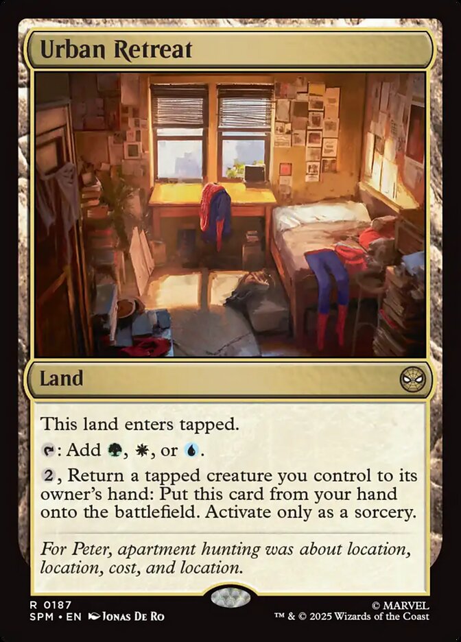 Urban Retreat 187/198 (Marvel's Spider-Man)  - Foil
