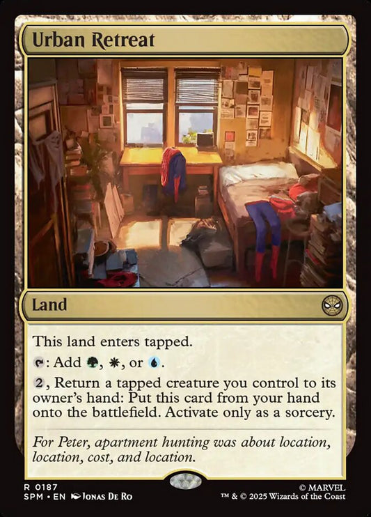 Urban Retreat 187/198 (Marvel's Spider-Man)  - Foil