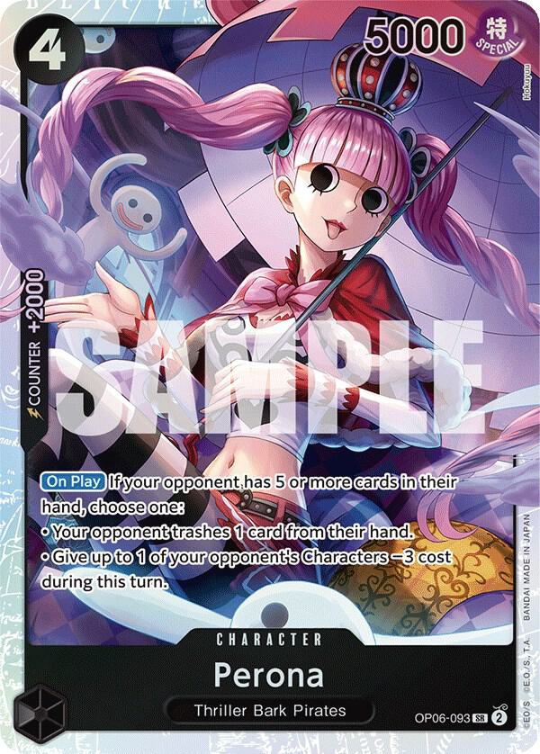Perona OP06-093 (Wings of the Captain)  - Foil