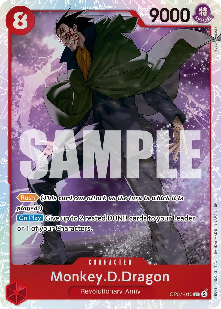 Monkey.D.Dragon (Reprint) OP07-015 (Premium Booster -The Best- Vol. 2)  - Foil