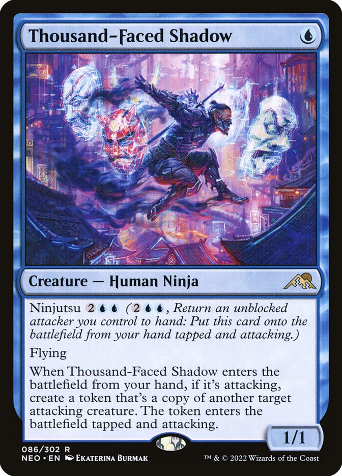 Thousand-Faced Shadow 86/302 (Kamigawa: Neon Dynasty) 