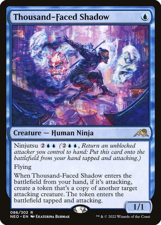 Thousand-Faced Shadow 86/302 (Kamigawa: Neon Dynasty) 