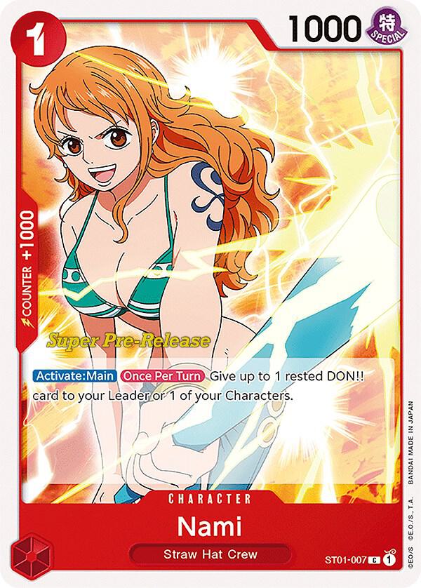 Nami ST01-007 (Super Pre-Release Starter Deck 1: Straw Hat Crew) 