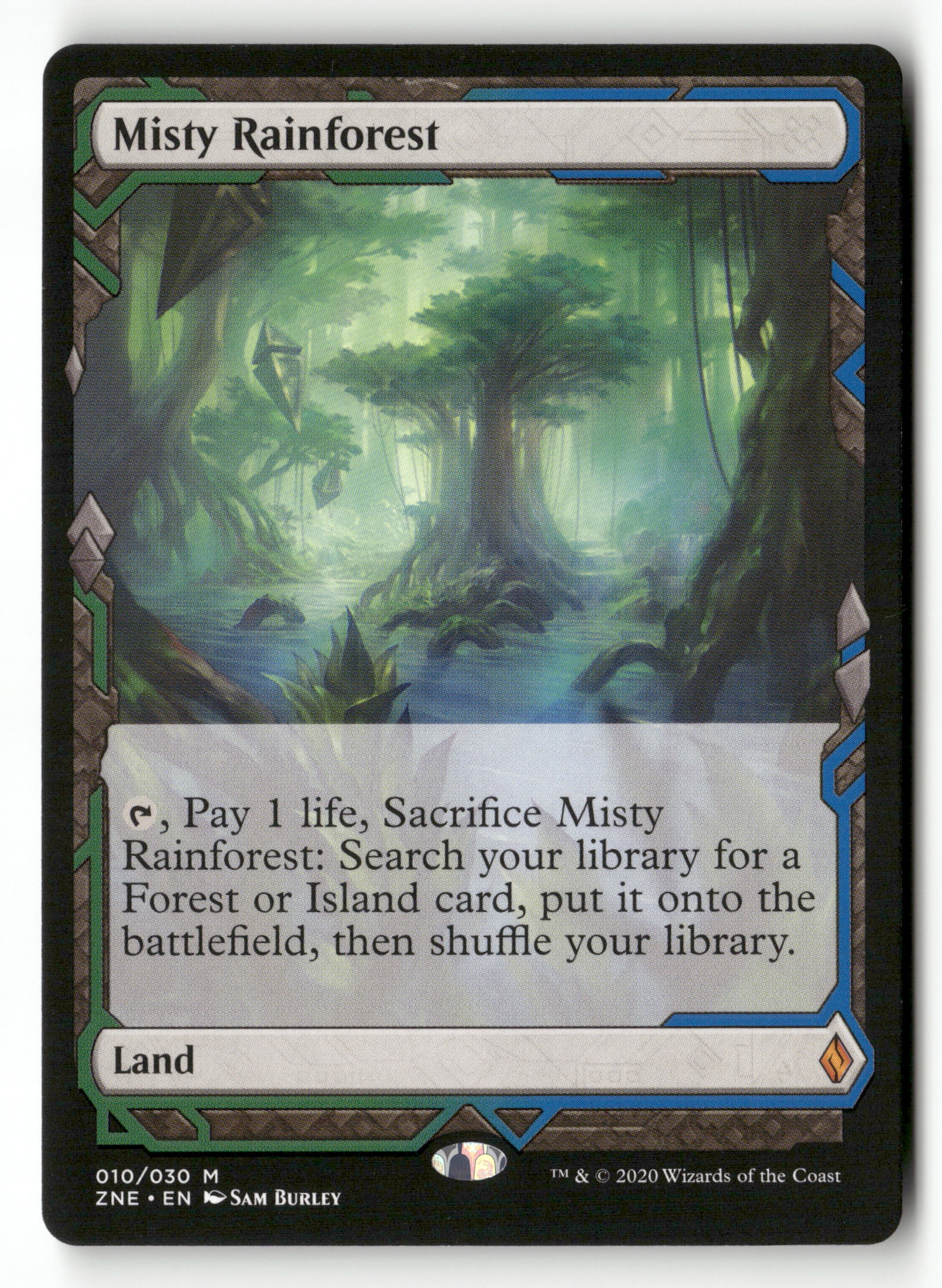 MTG Zendikar Rising Expeditions 10 Misty Rainforest M NM