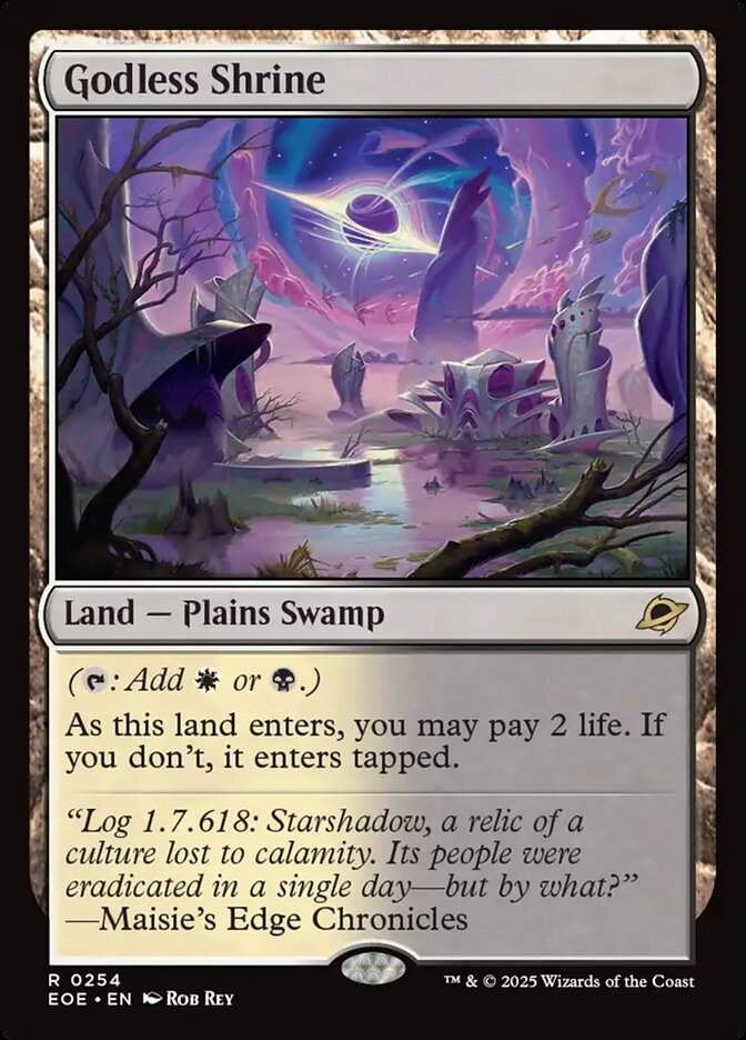 Godless Shrine 254 (Edge of Eternities) 