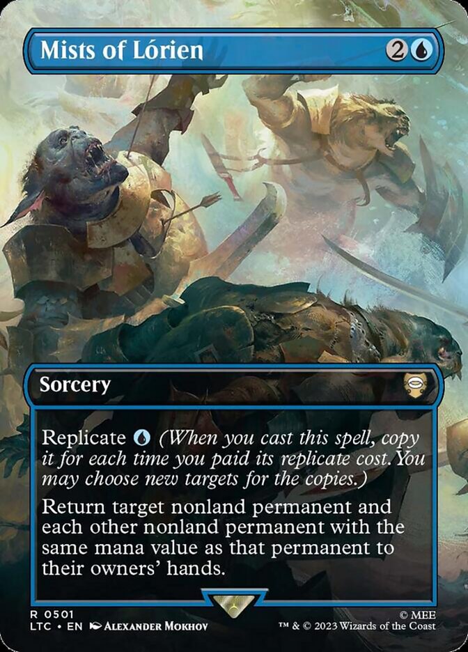 Mists of Lorien Borderless 501 (Commander: The Lord of the Rings: Tales of Middle-earth)  - Borderless Foil