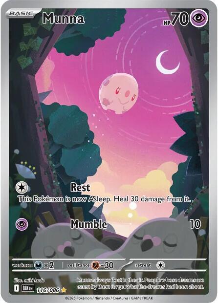Munna 116/086 (SV: Black Bolt)  - Holofoil