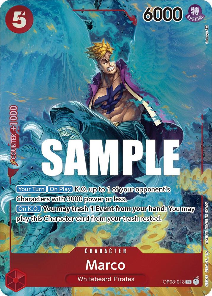 Marco OP03-013 (Pillars of Strength)  - Alternate Art Foil