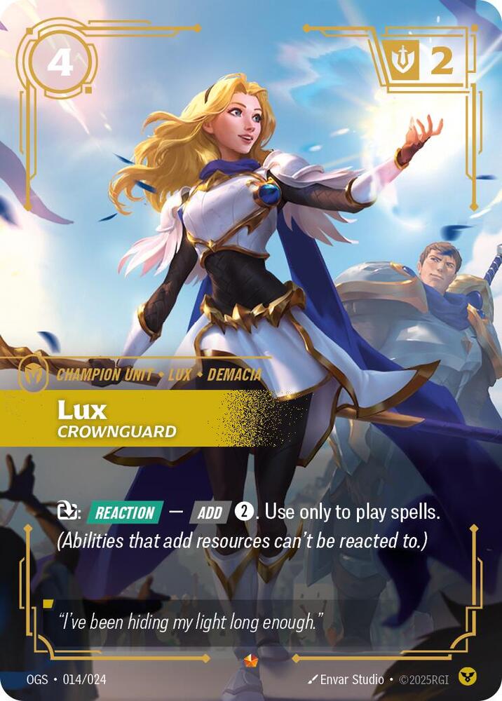 Lux - Crownguard 014/024 (Origins: Proving Grounds) 