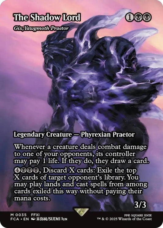The Shadow Lord - Gix, Yawgmoth Praetor 35/64 (FINAL FANTASY: Through the Ages)  - Showcase