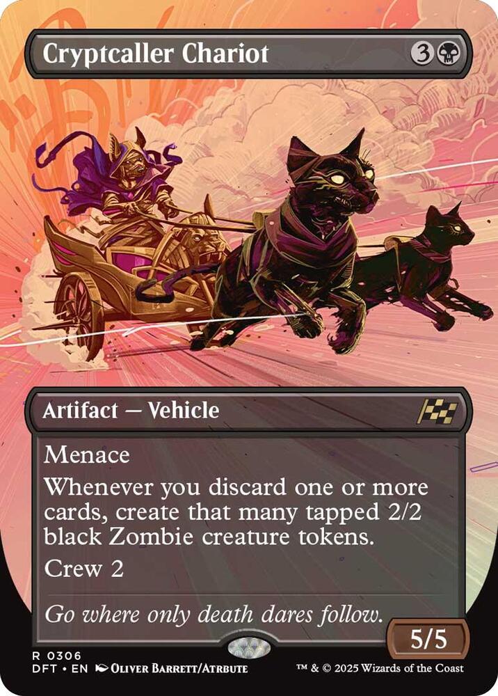Cryptcaller Chariot 306/291 (Aetherdrift)  - Borderless