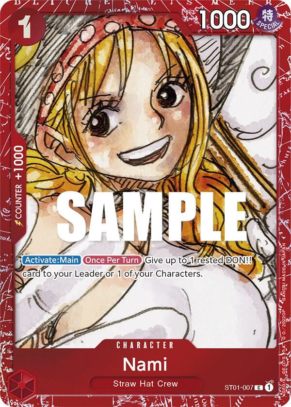 Nami (PCC Film RED) ST01-007 (One Piece Promotion Cards)  - Alternate Art Foil