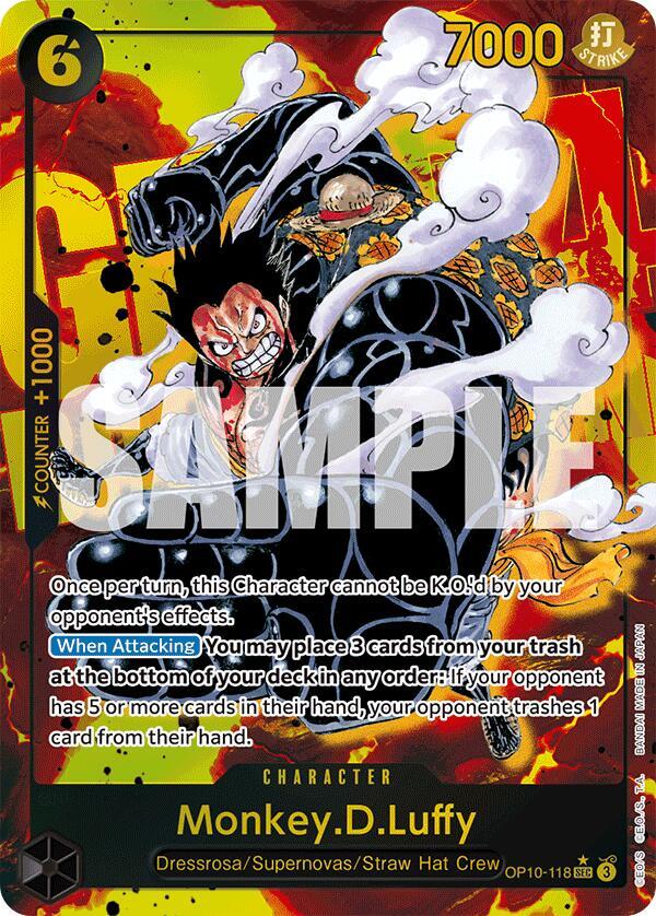 Monkey.D.Luffy OP10-118 (Royal Blood)  - Alternate Art Foil