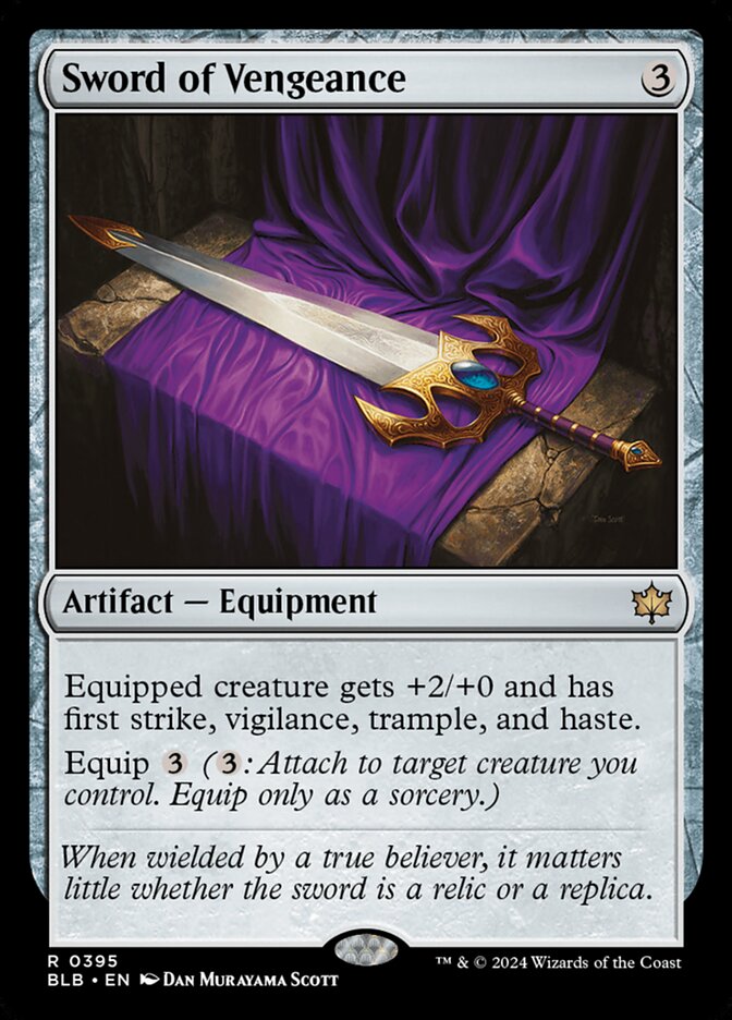 Sword of Vengeance 395 (Bloomburrow) 