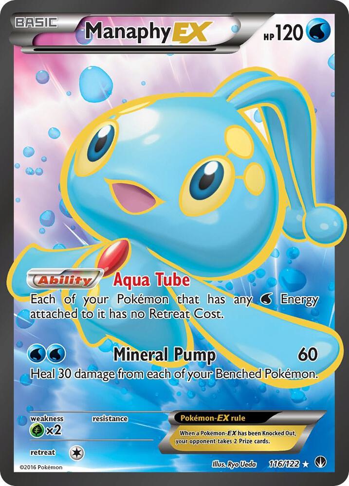 Manaphy EX 116/122 (XY - BREAKpoint)  - Holofoil