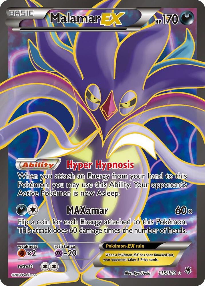 Malamar EX 115/119 (XY - Phantom Forces)  - Holofoil