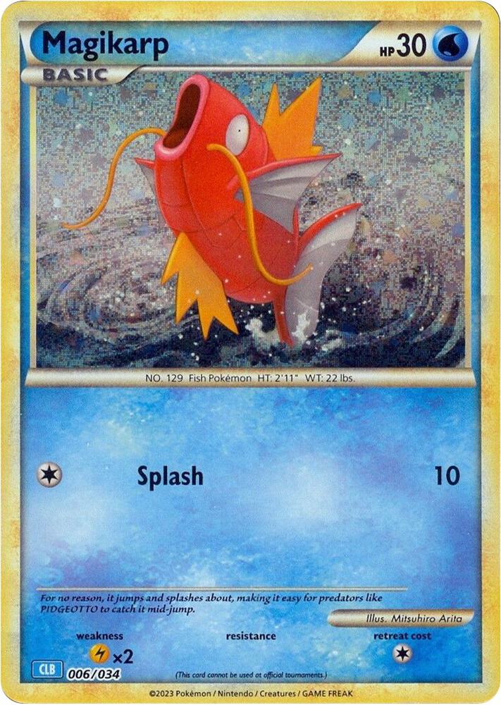 Magikarp 006/034 (Trading Card Game Classic)  - Holofoil