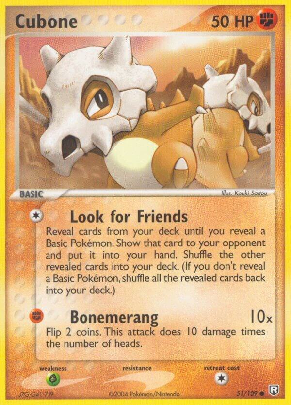 Cubone 51/109 (EX Team Rocket Returns) 