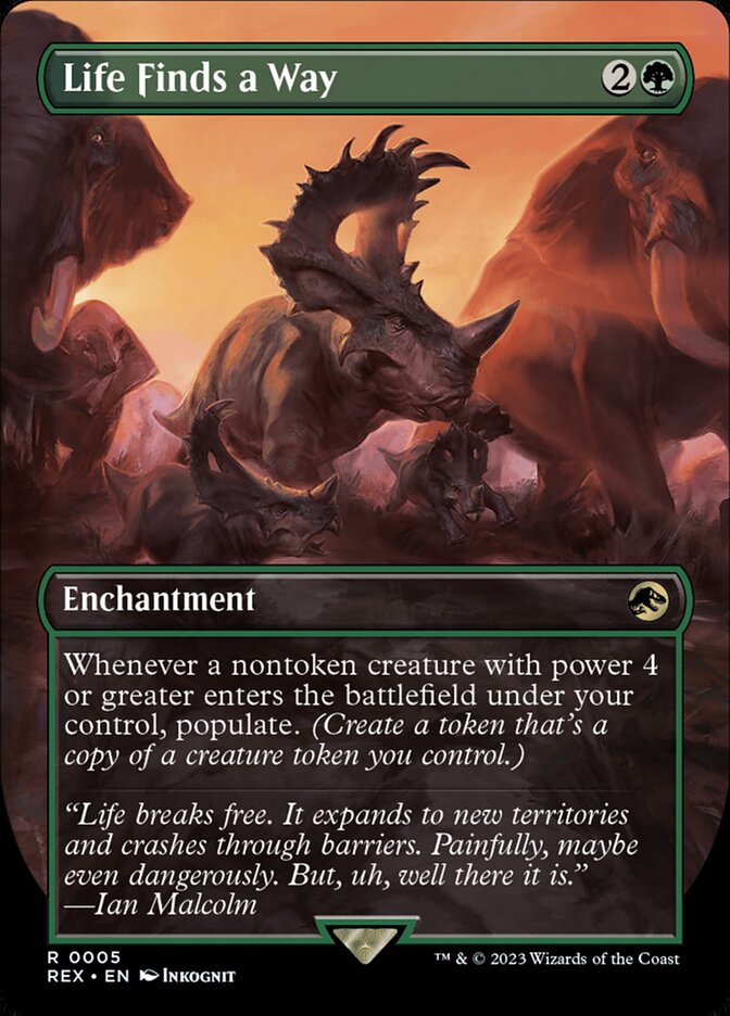 Life Finds a Way 5 (Universes Beyond: Jurassic World Collection)  - Borderless