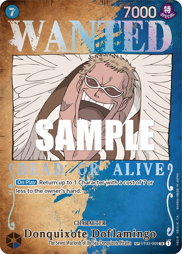 Donquixote Doflamingo (Wanted) ST03-009 (Pillars of Strength)  - Special Foil