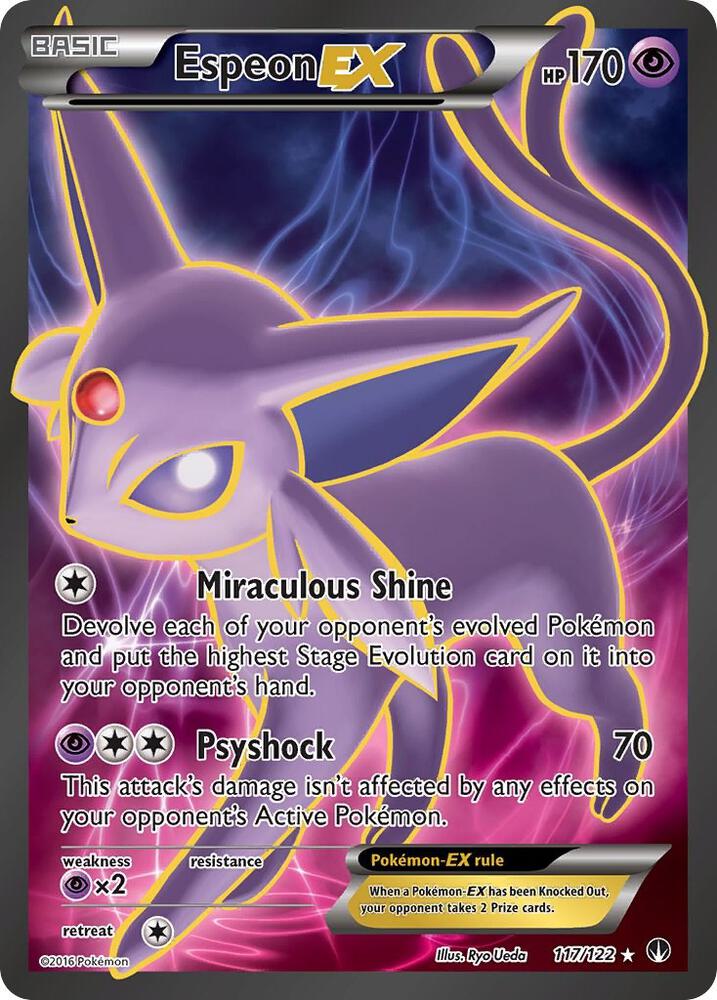 Espeon EX 117/122 (XY - BREAKpoint)  - Holofoil