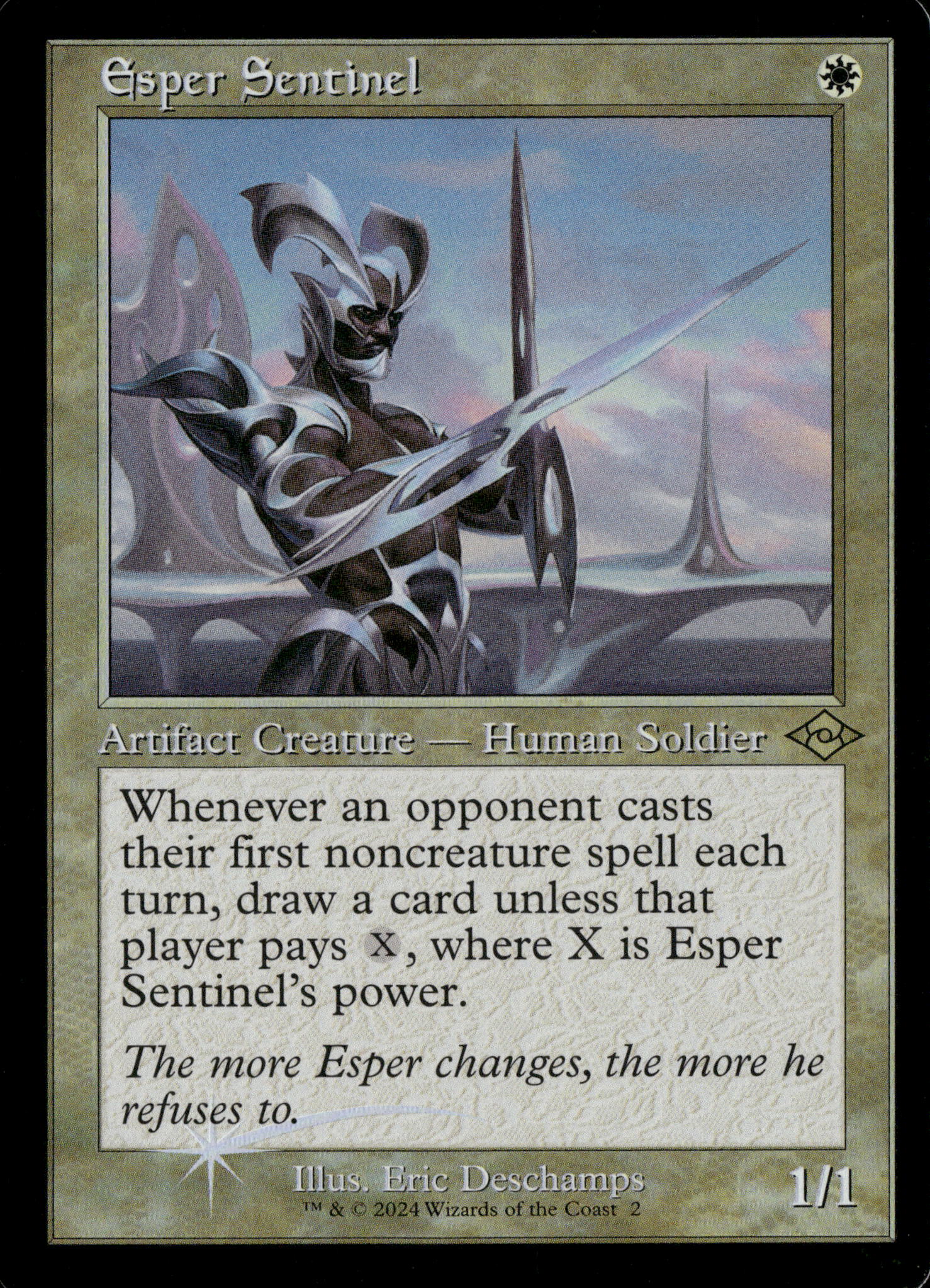 Magic The Gathering Modern Horizons 2 2 Esper Sentinel (Retro Frame) R NM