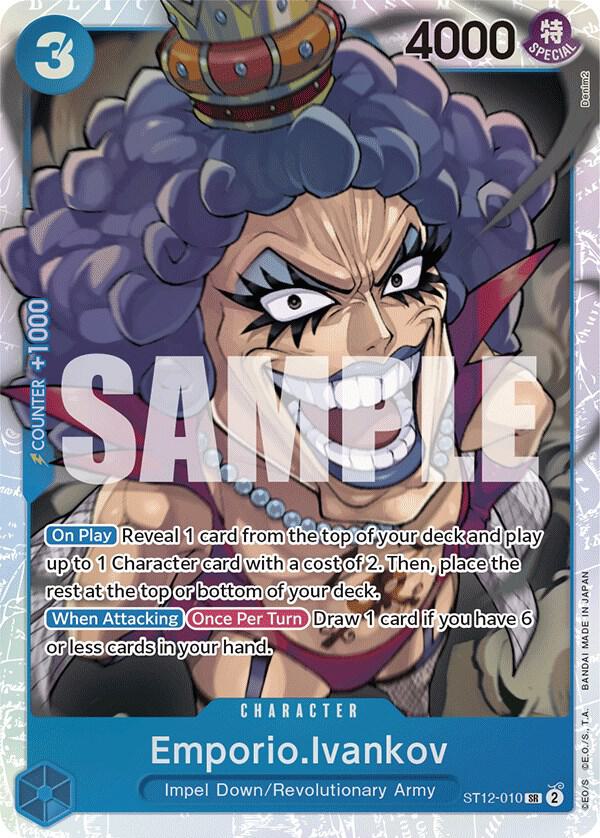 Emporio.Ivankov ST12-010 (Starter Deck 12: Zoro and Sanji)  - Foil