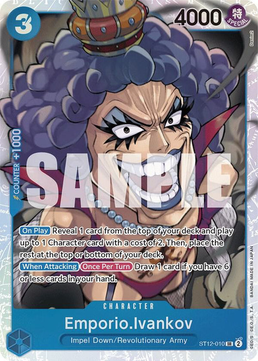 Emporio.Ivankov ST12-010 (Starter Deck 12: Zoro and Sanji)  - Foil