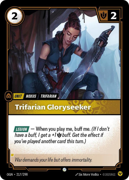 Trifarian Gloryseeker 217/298 (Origins)  - Foil