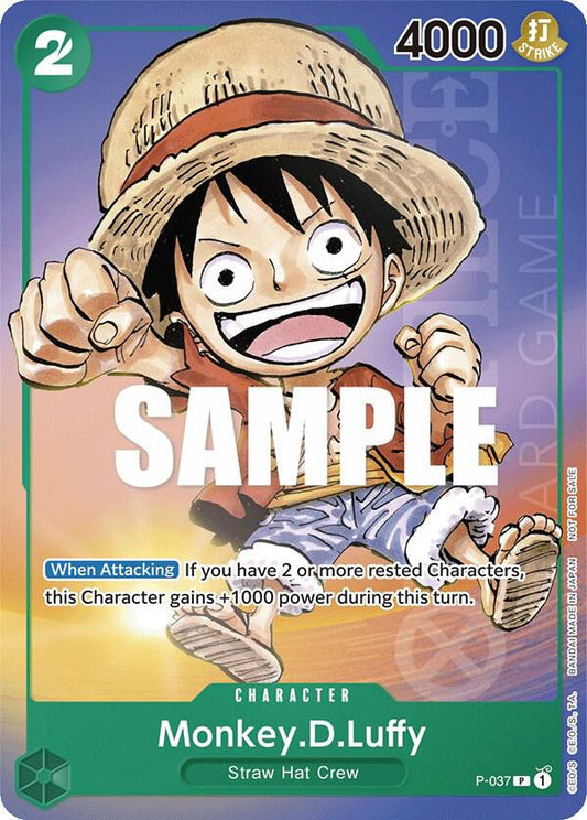 Monkey.D.Luffy (Gen Con 2023) P-037 (One Piece Promotion Cards)  - Foil