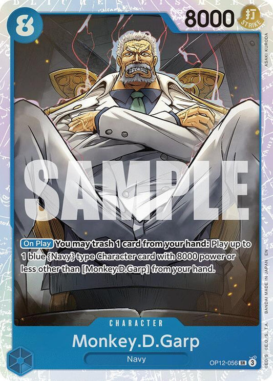 Monkey.D.Garp OP12-056 (Legacy of the Master)  - Foil