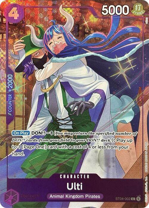 Ulti (PCC Vol.3) ST04-002 (One Piece Promotion Cards)  - Alternate Art Foil